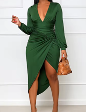 Load image into Gallery viewer, Holiday Wrap Up Dress
