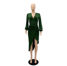 Load image into Gallery viewer, Holiday Wrap Up Dress
