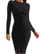 Load image into Gallery viewer, Long Sleeve Midi Dress
