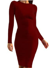 Load image into Gallery viewer, Long Sleeve Midi Dress
