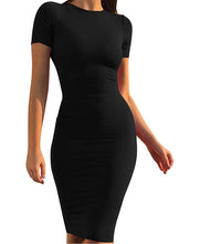 Load image into Gallery viewer, Short Sleeve Midi Dress
