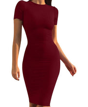 Load image into Gallery viewer, Short Sleeve Midi Dress
