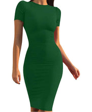 Load image into Gallery viewer, Short Sleeve Midi Dress
